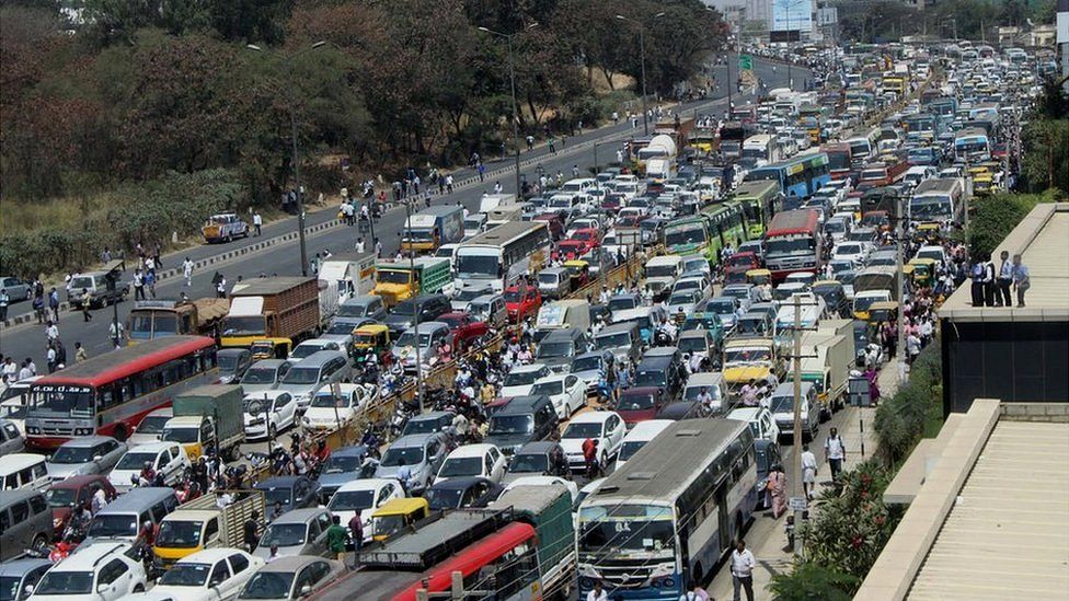 Traffic in Bangalore