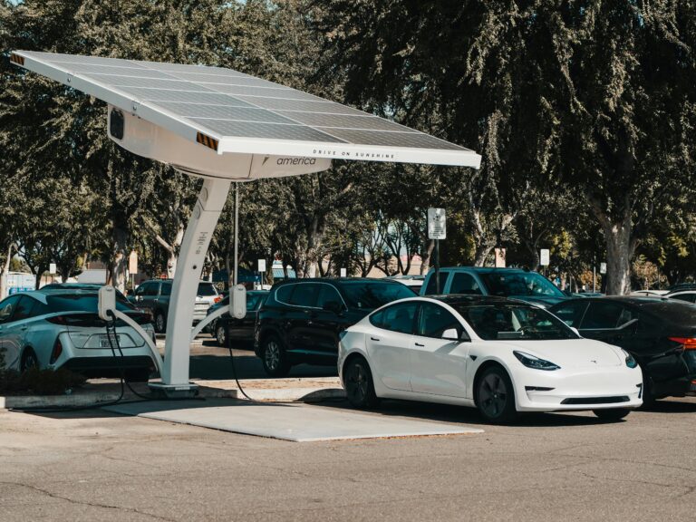 Electric cars charging